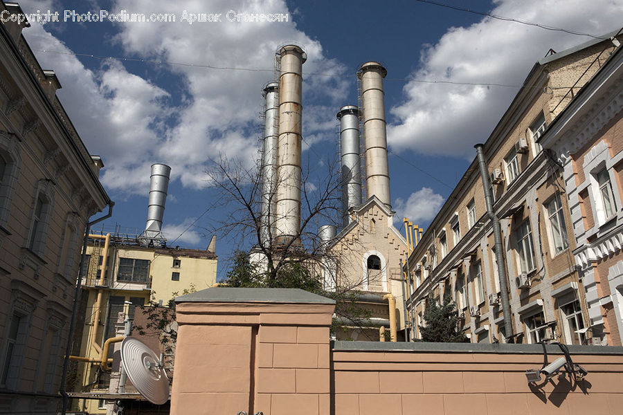 Factory, Refinery, Architecture, Dome, Mosque, Worship, Building
