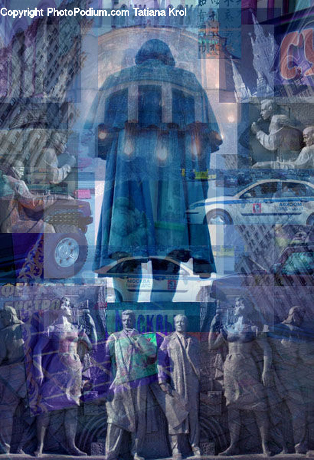 People, Person, Human, Umbrella, Collage, Poster, Money