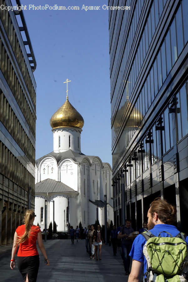 Human, People, Person, Backpack, Bag, Architecture, Church