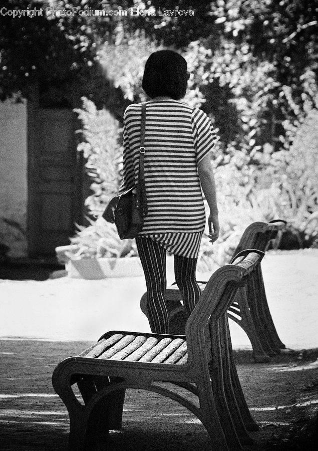 People, Person, Human, Bench, Chair, Furniture, Beanie