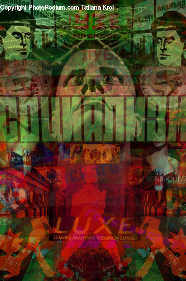 Art, Modern Art, Collage, Poster, Flyer, Mosaic, Tile