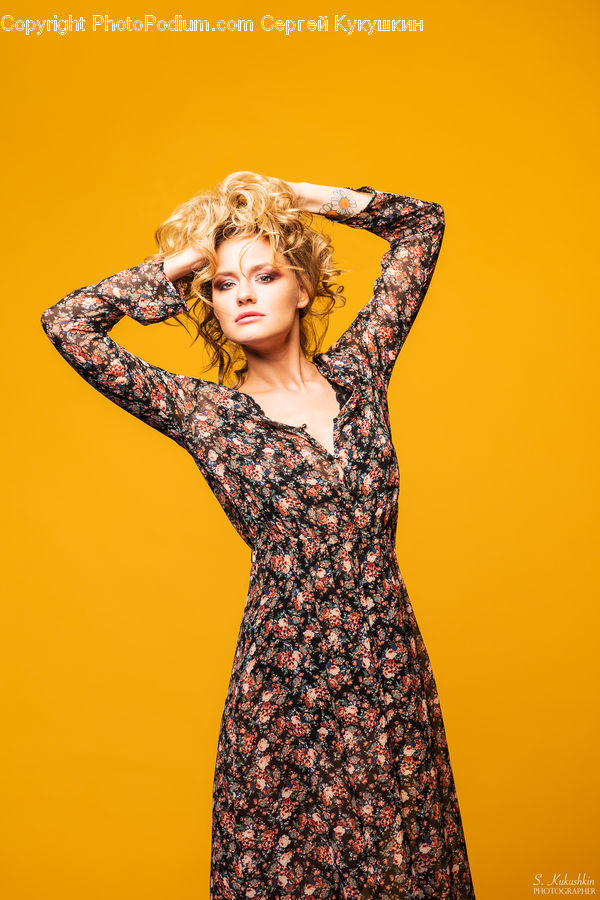 People, Person, Human, Blonde, Female, Woman, Robe