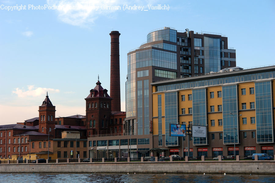 Building, Downtown, Town, Housing, Architecture, Bell Tower, Clock Tower