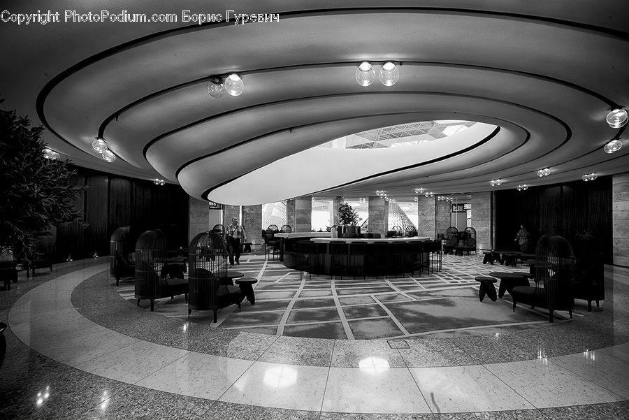 Chair, Furniture, Fisheye, Bench, Lighting, Pedestrian, Person