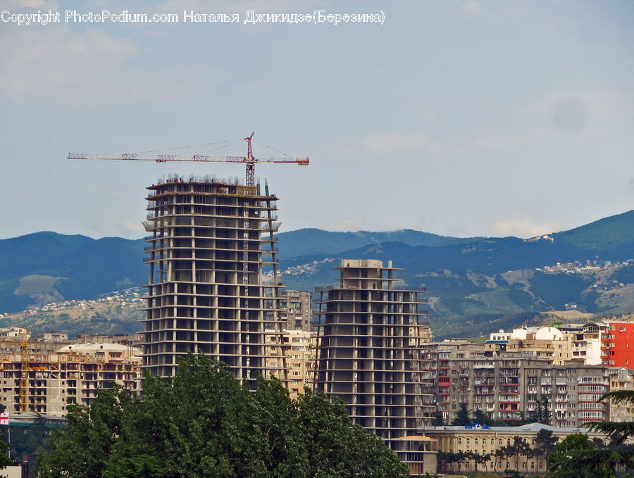Building, Housing, City, High Rise, Apartment Building, Construction, Downtown
