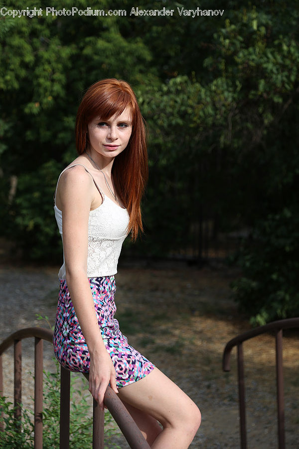 People, Person, Human, Female, Girl, Woman, Railing