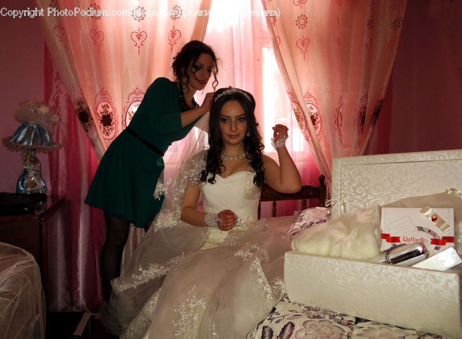 People, Person, Human, Bride, Gown, Wedding, Bridesmaid