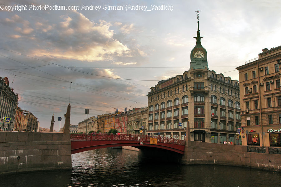 Building, Bridge, Parliament, Outdoors, River, Water, City