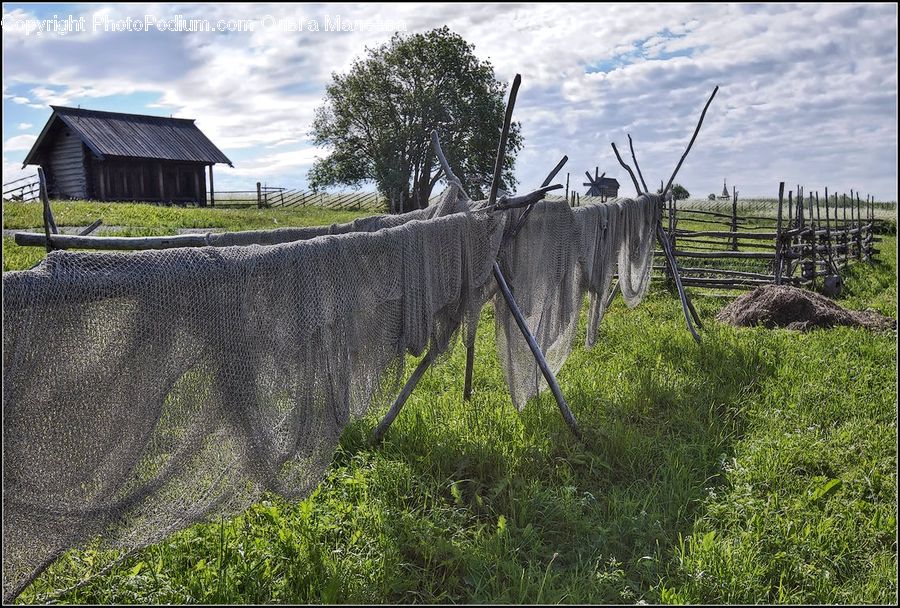 Countryside, Hay, Straw, Building, Cottage, Housing, Landscape