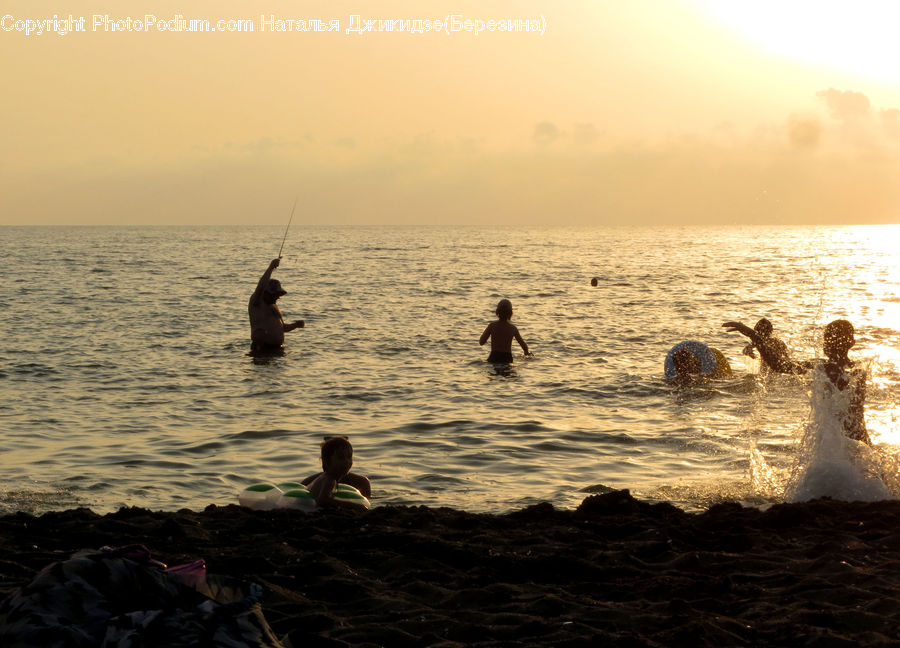 Water, Outdoors, Sea, Sea Waves, Beach, Coast, Exercise