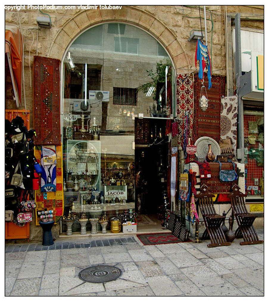 Shop, Bazaar, Market, Chair, Furniture, Art, Carpet