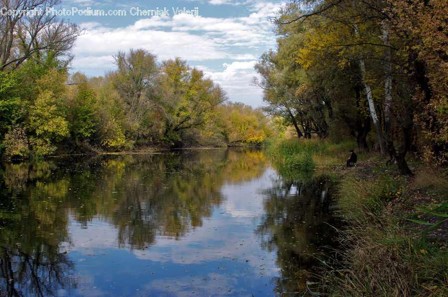 Outdoors, River, Water, Canal, Nature, Landscape, Scenery