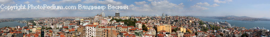 City, Downtown, Urban, Metropolis, Waterfront, Building, Town