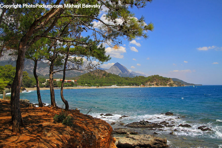 Beach, Coast, Outdoors, Sea, Water, Promontory, Lake
