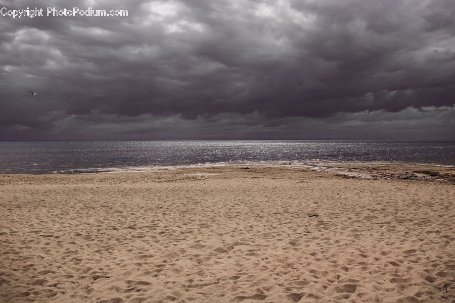 Beach, Coast, Outdoors, Sea, Water, Sand, Soil