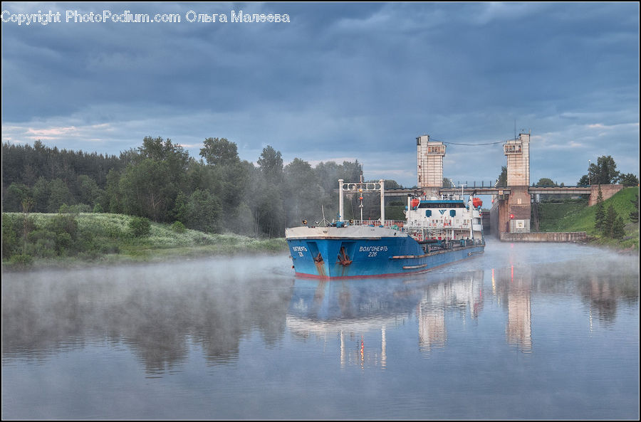Cruise Ship, Ferry, Freighter, Ship, Tanker, Vessel, Canal