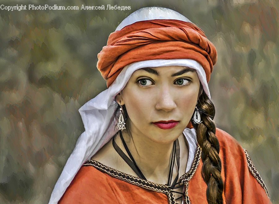 Human, People, Person, Hat, Headband, Turban, Female