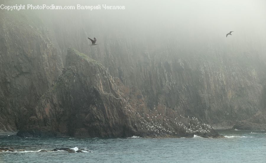 Cliff, Outdoors, Ocean, Sea, Water, Coast, Landscape