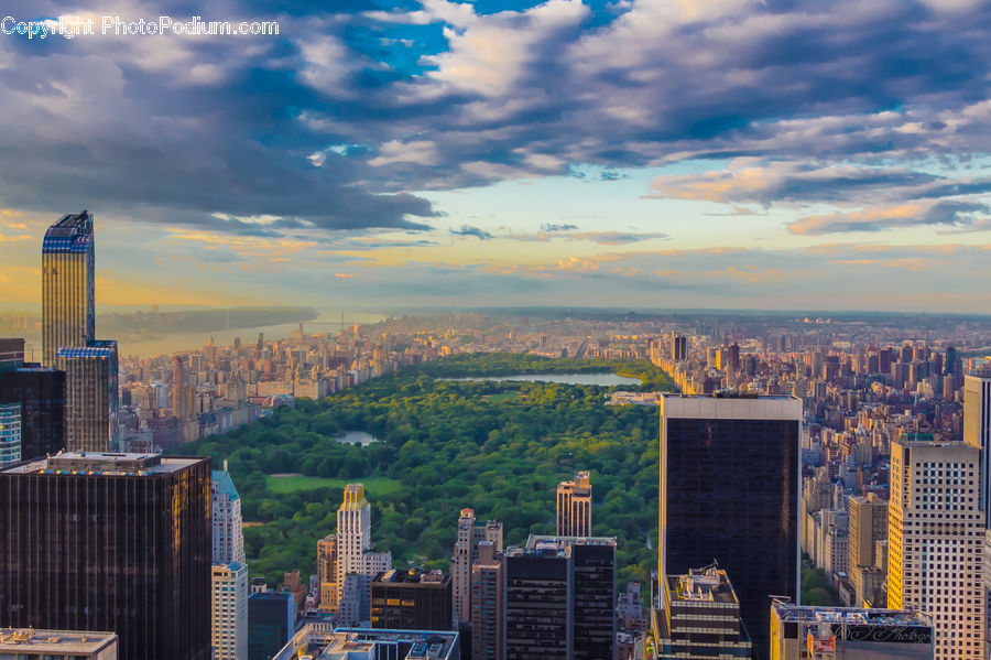 City, Downtown, Metropolis, Urban, Building, High Rise, Landscape