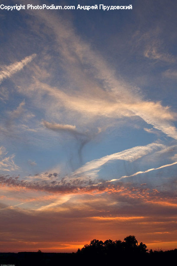 Azure Sky, Cloud, Outdoors, Sky, Dawn, Dusk, Red Sky