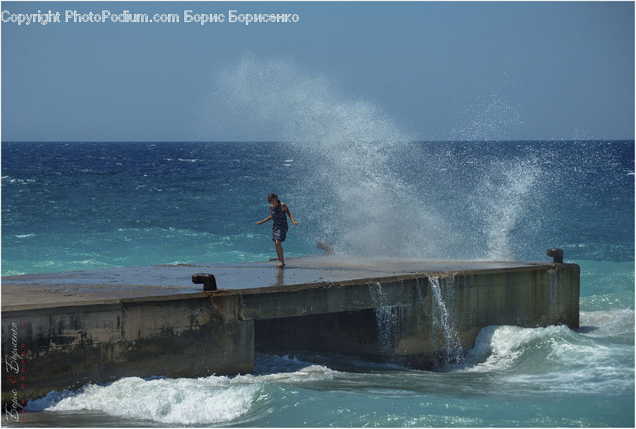 Outdoors, Sea, Sea Waves, Water, Coast, Beach