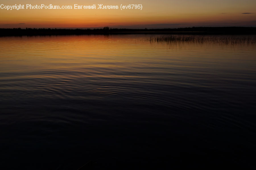 Outdoors, Ripple, Water, Dawn, Dusk, Red Sky, Sky