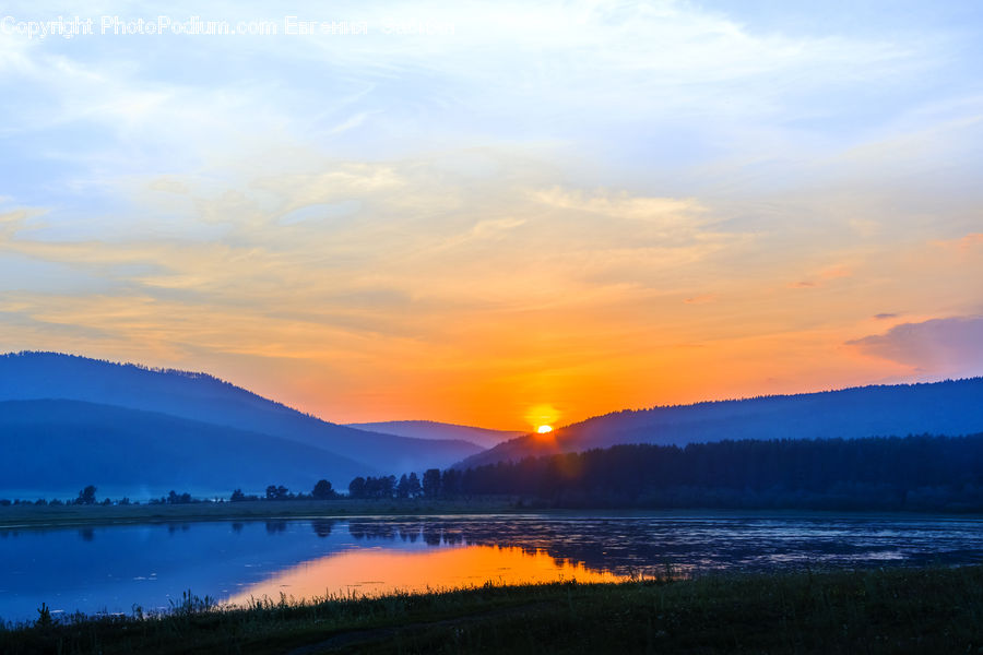Dawn, Dusk, Sky, Sunrise, Sunset, Red Sky, Outdoors