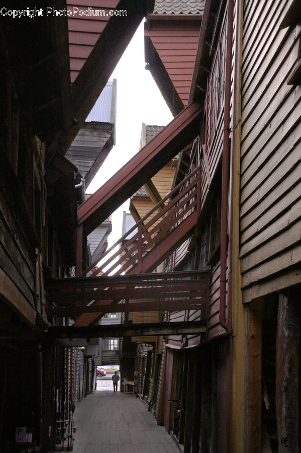 Alley, Alleyway, Road, Street, Town, Brick, Boardwalk