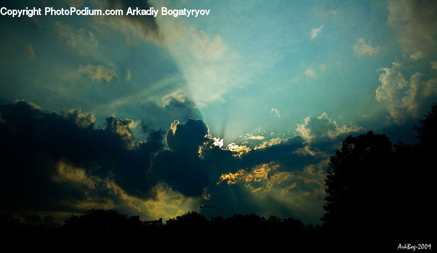 Azure Sky, Cloud, Outdoors, Sky, Cumulus