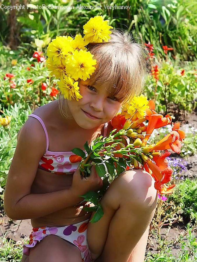 People, Person, Human, Plant, Potted Plant, Bikini, Maillot