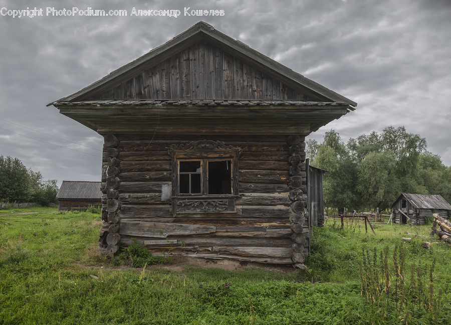 Building, Cabin, Shelter, Brick, Hut, Rural, Shack