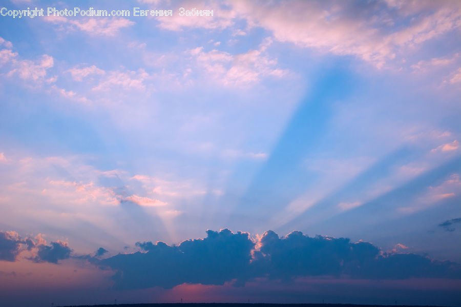 Azure Sky, Cloud, Outdoors, Sky, Cumulus, Landscape, Nature
