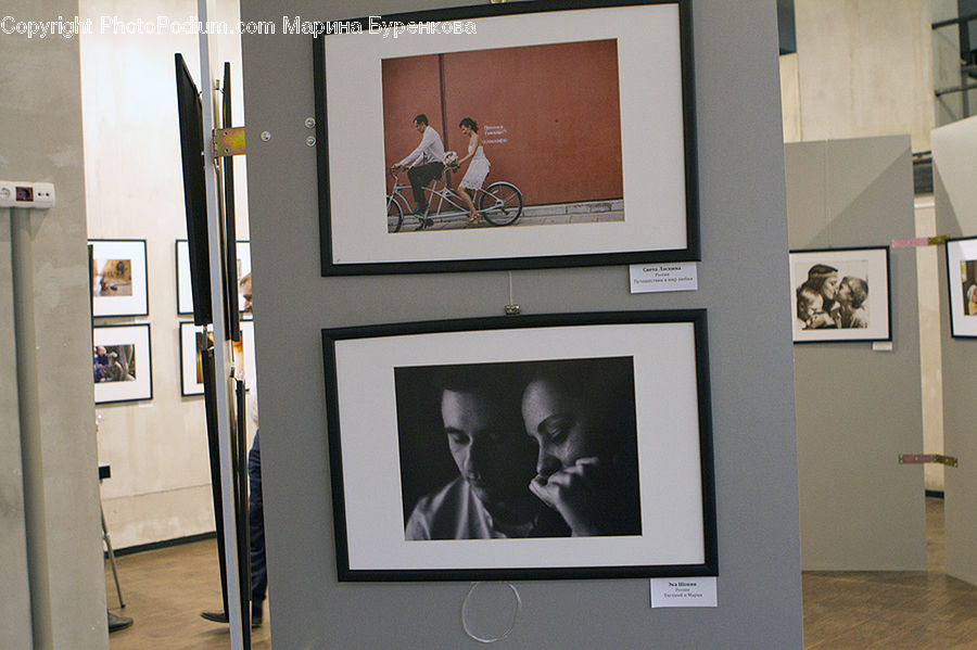 People, Person, Human, Entertainment Center, Art, Art Gallery, Bicycle