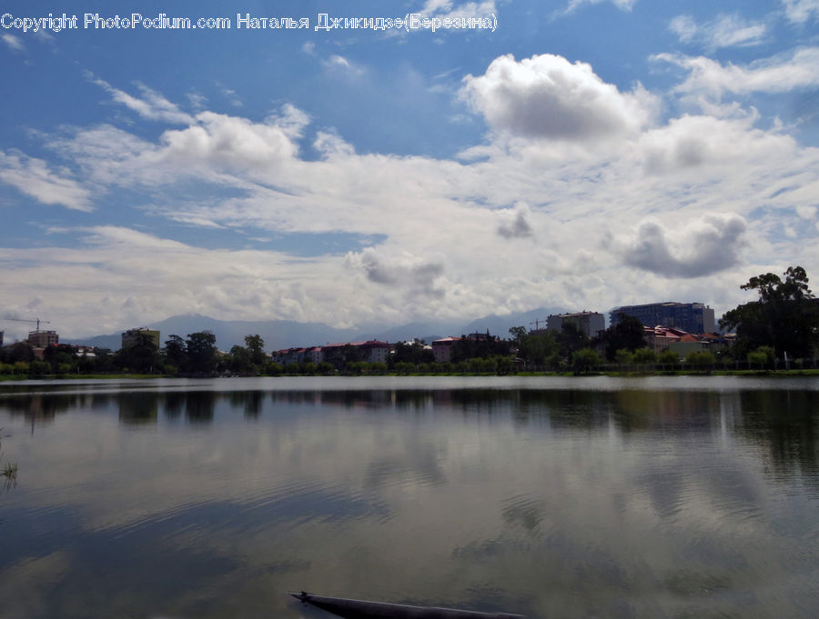 Cloud, Cumulus, Sky, Lake, Outdoors, Water, Azure Sky