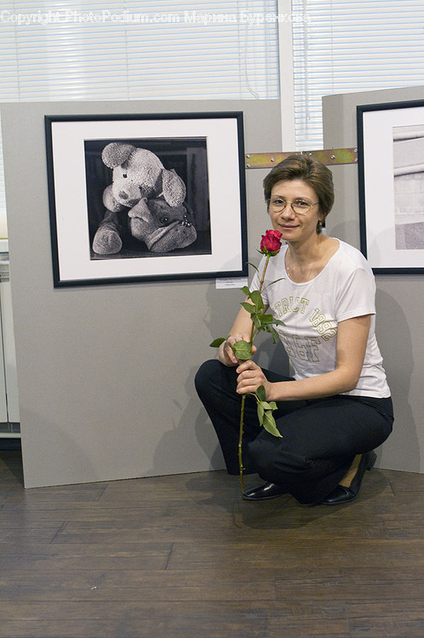 People, Person, Human, Flower Arrangement, Ikebana, Plant, Potted Plant