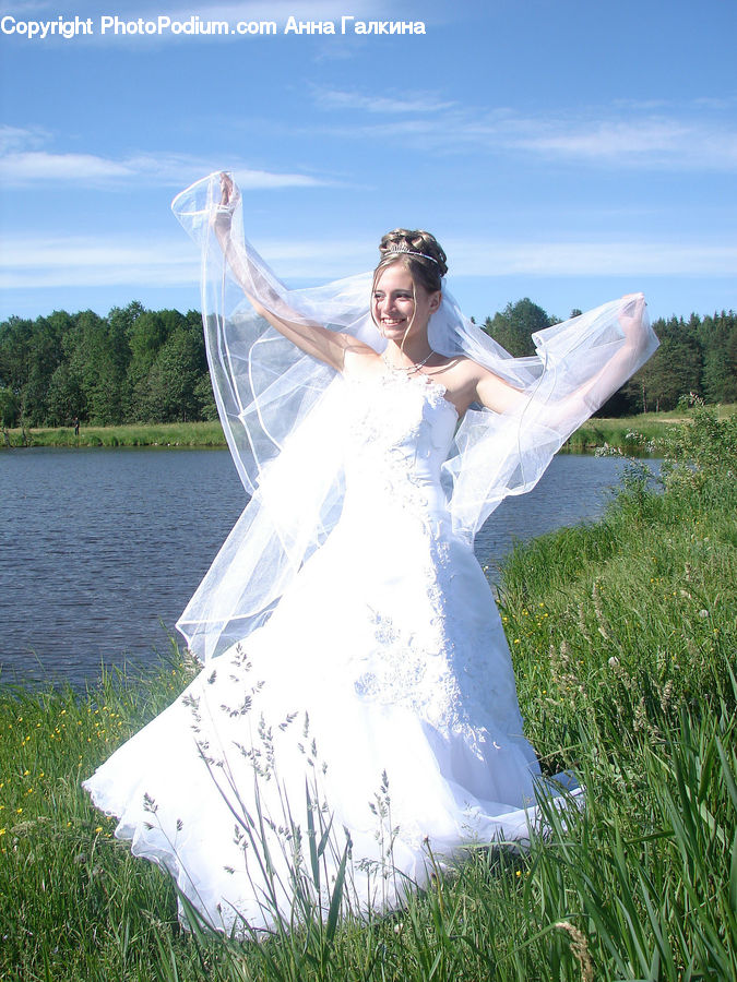 People, Person, Human, Bride, Gown, Wedding, Robe
