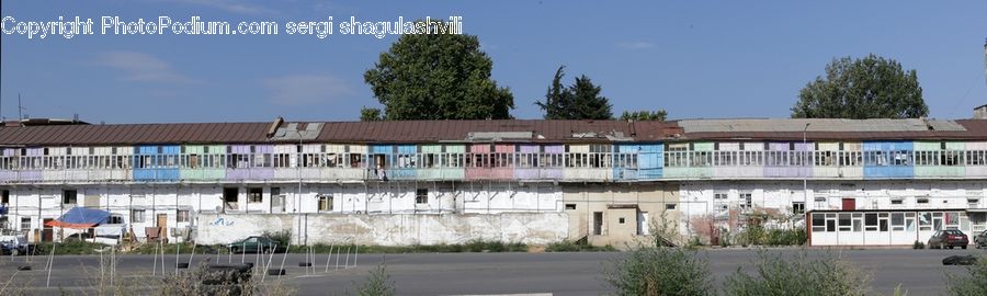Architecture, Downtown, Plaza, Town Square, Building, Housing, Villa