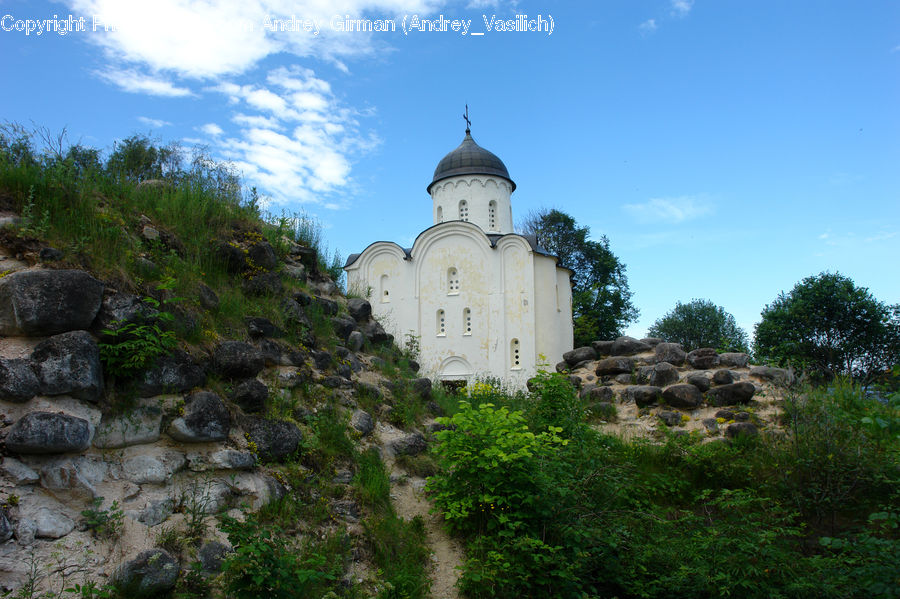 Rock, Architecture, Bell Tower, Clock Tower, Tower, Housing, Monastery
