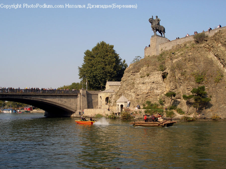 Canal, Outdoors, River, Water, Castle, Fort, Plant