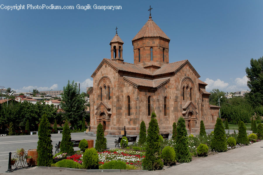 Architecture, Housing, Monastery, Bell Tower, Clock Tower, Tower, Bush