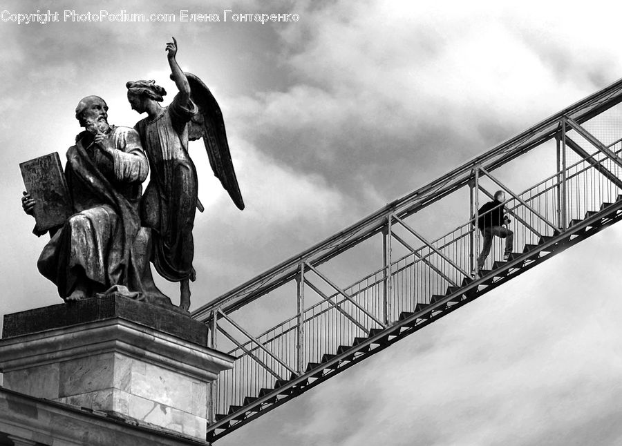 People, Person, Human, Art, Sculpture, Statue, City