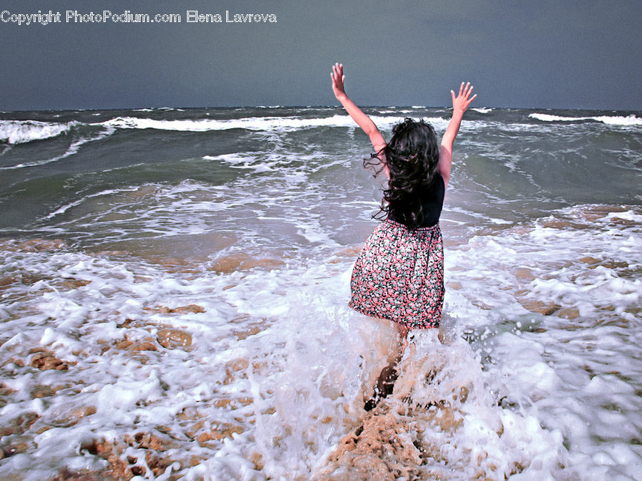 Sport, Swimming, Water, Outdoors, Sea, Sea Waves, Ocean