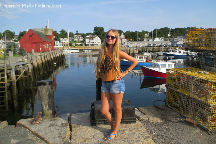 Human, People, Person, Boat, Watercraft, Blonde, Female