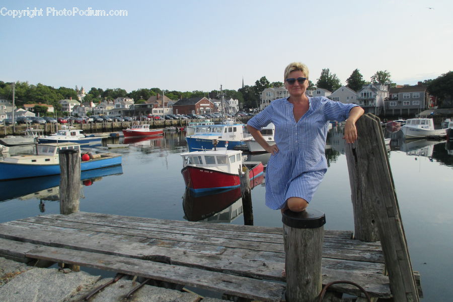 People, Person, Human, Boat, Watercraft, Dock, Landing