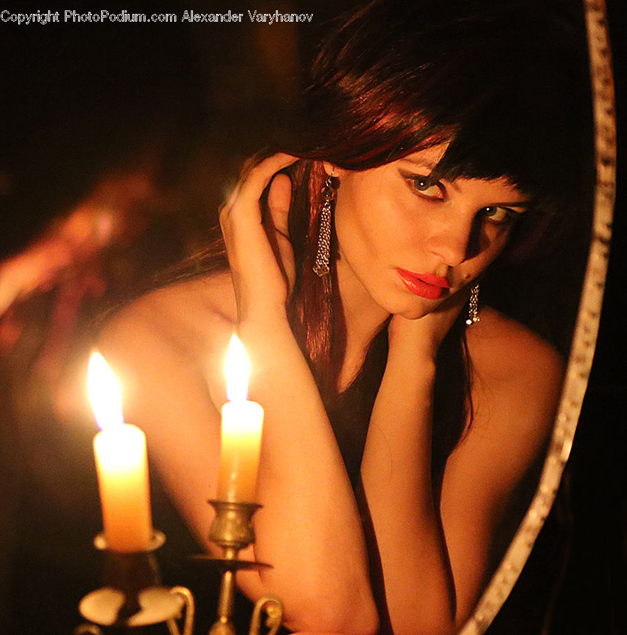 Human, People, Person, Candle, Fire, Flame, Face