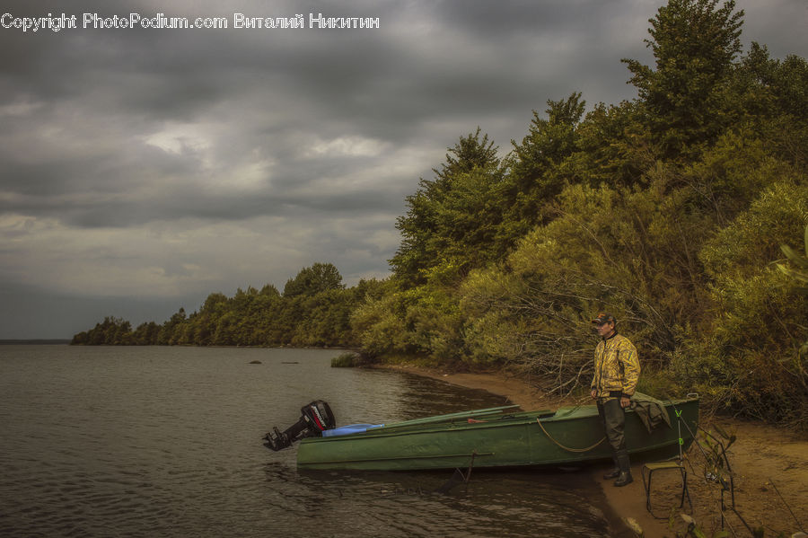 Boat, Watercraft, Canoe, Rowboat, Kayak, Plant, Tree