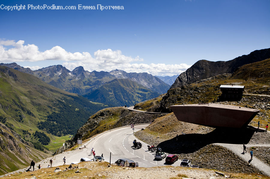 Building, Hut, Shelter, Crest, Mountain, Outdoors, Peak