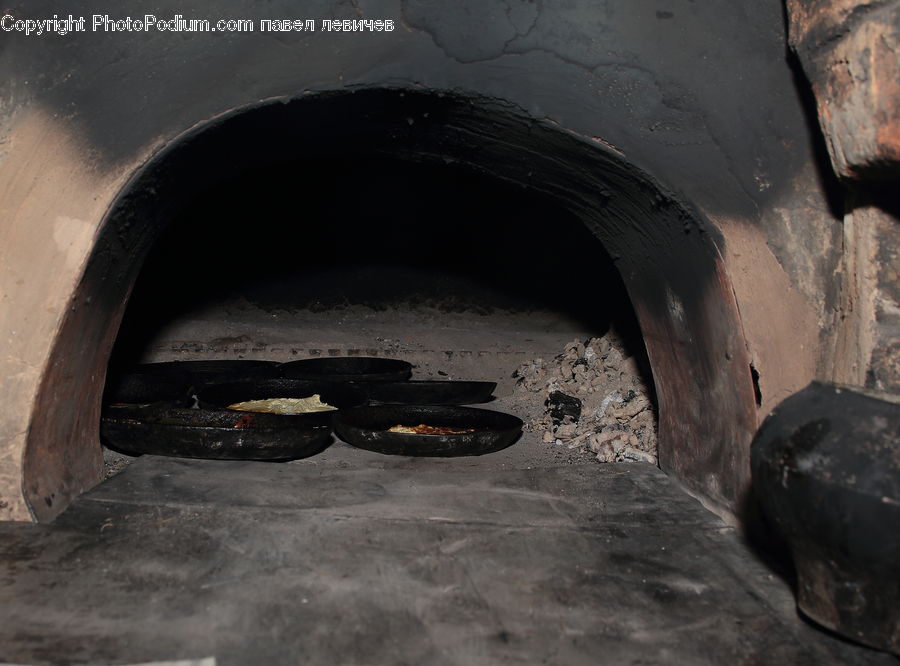 Coal, Rust, Hearth, Brick, Rock