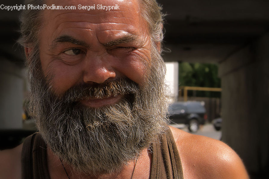 Human, People, Person, Beard, Hair, Automobile, Car