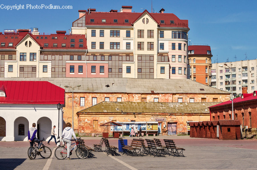 Brick, Bicycle, Bike, Cyclist, Vehicle, Boardwalk, Deck